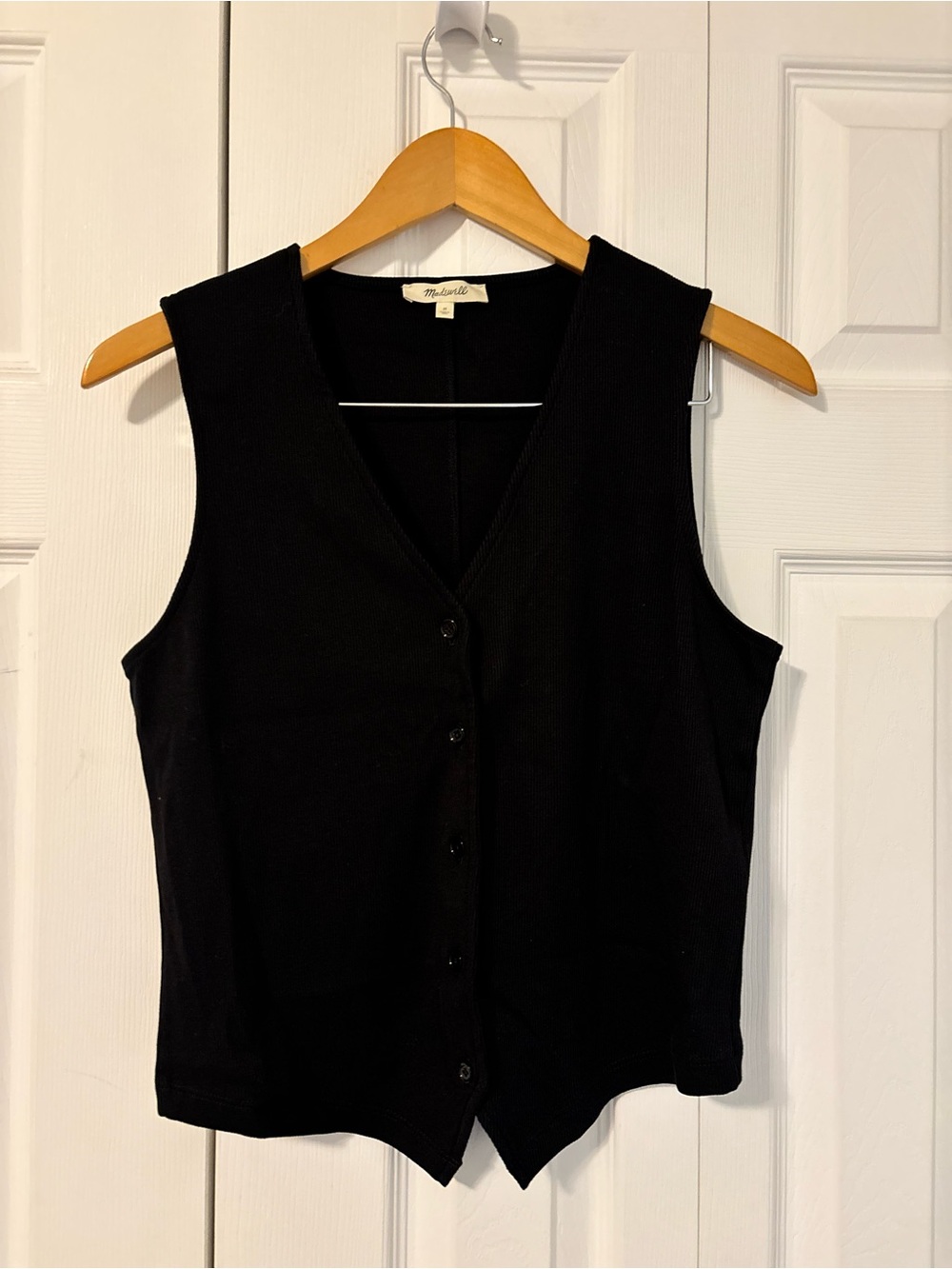 Madewell Ribbed V Neck Vest NEVER WORN - Picture 2 of 7
